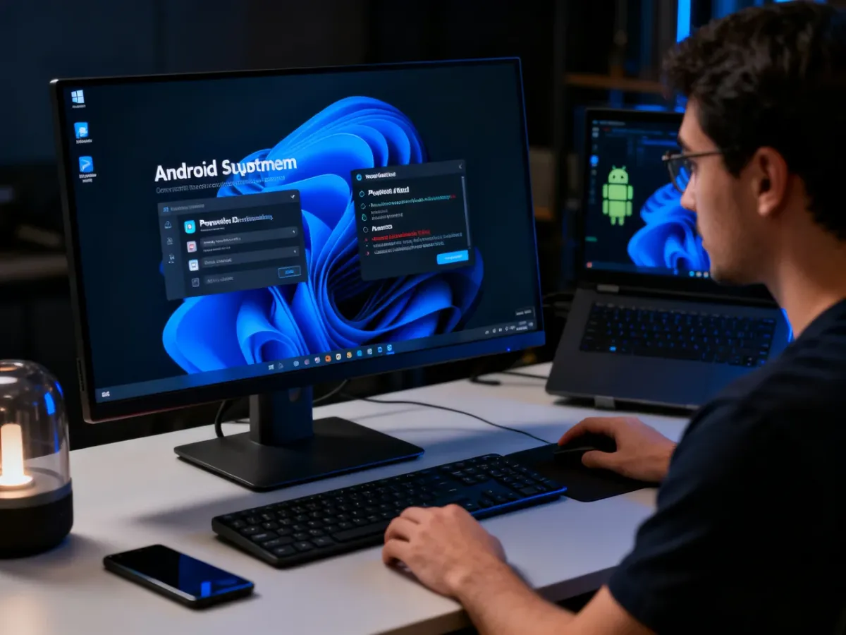 Konfiguracja WSA i instalacja aplikacji APK przez ADB w Windows 11